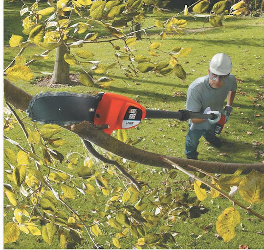 Black & Decker GPC1820L20 Τηλεσκοπικό Κονταροπρίονο Μπαταρίας 18V 1x2Ah Συνολικού Μήκους 250cm και Λάμα 20cm