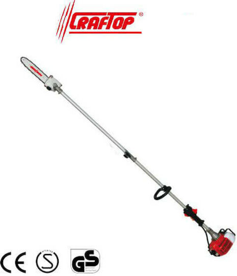 Craftop NTPS-260 Free Standing Gasoline Pole Saw 1.05hp Total Length 210cm and Blade 25cm