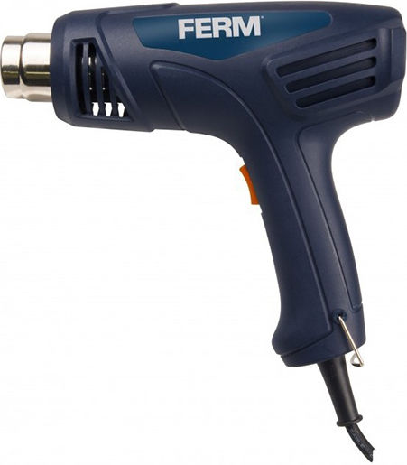 Ferm HAM1015 Πιστόλι Θερμού Αέρα 2000W με Ρύθμιση Θερμοκρασίας εως και 600°C