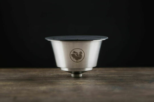 Waycap Wiederbefüllbare Kapsel Basic Kit Edelstahl Kompatibel mit Maschine Dolce Gusto 1Mützen