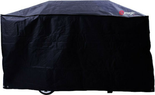 Somagic Grillabdeckung Schwarz aus Polyester mit UV-Schutz 165cmx63cmx90cm