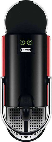 De'Longhi Pixie Pod Coffee Machine Nespresso Pressure 19bar with Milk Frother Red