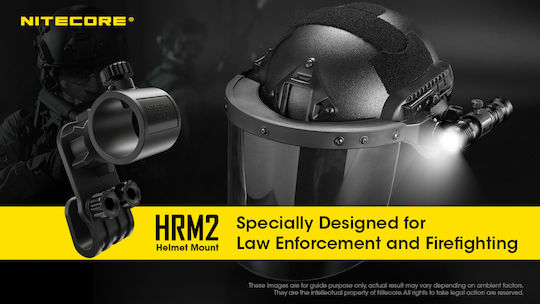 NiteCore Hrm2 Βάση Στήριξης σε Κράνος για Φακούς HRM2