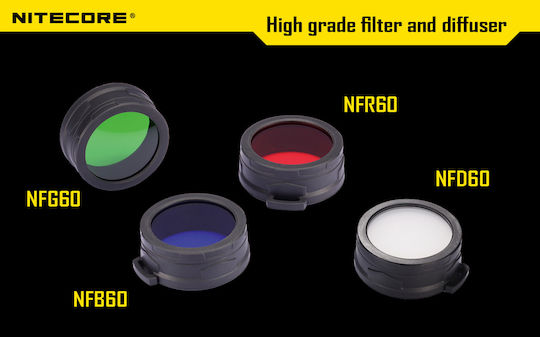 NiteCore NFD60 Objektivfilter Weiß