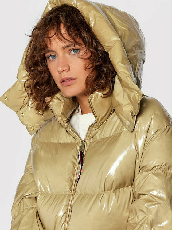Tommy Hilfiger Κοντό Γυναικείο Puffer 