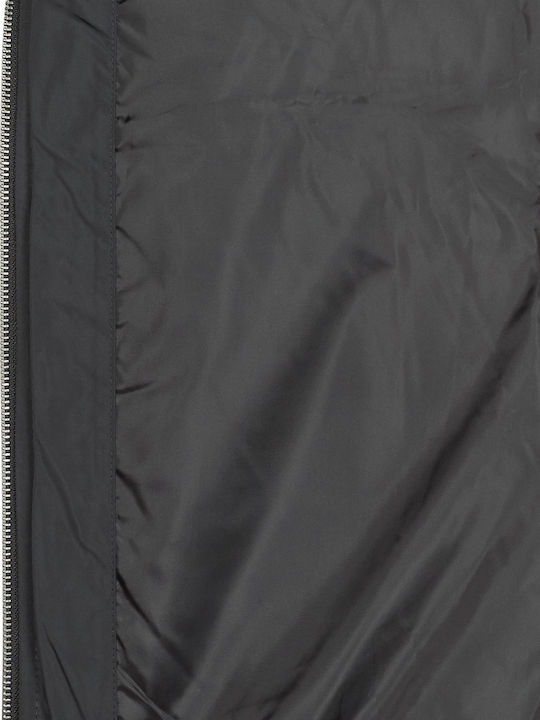 Foundry Women's Long Puffer Jacket for Winter Black