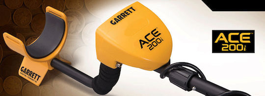 Garrett Ace 200i Ανιχνευτής Μετάλλων Εδάφους με Αδιάβροχο Πηνίο