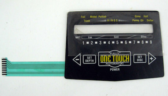 Garrett Panel Touch Ανιχνευτής Μετάλλων Χειρός με Αδιάβροχο Πηνίο