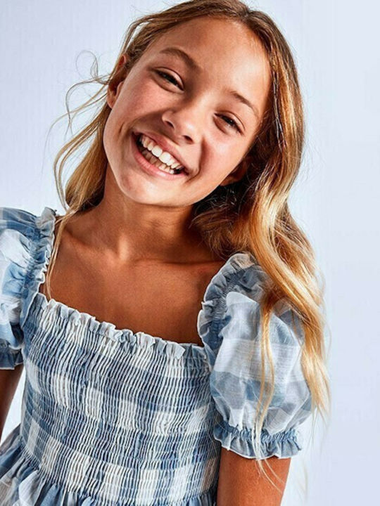 Kids' Tunic Short Sleeve Light Blue