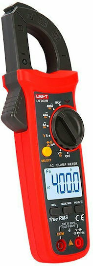 Uni-T Clamp Meter Digital 400A AC True RMS with Test Leads UT202R