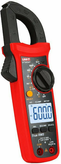 Uni-T Ampermetru clește Digital 600A AC UT202A cu Cleme