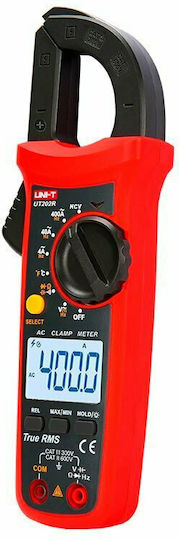 Uni-T Clamp Meter Digital 400A AC True RMS with Test Leads UT202R