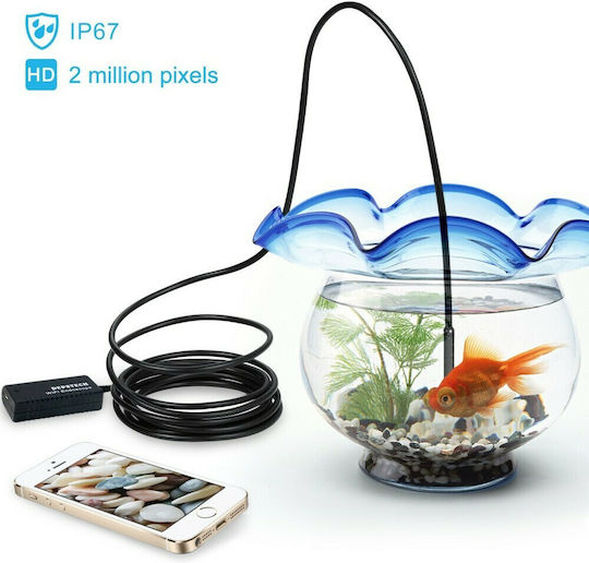 YPC-HD720P Ενδοσκοπική Κάμερα Wi-Fi για Κινητό με Ανάλυση 1280x720 pixels και Καλώδιο 5m