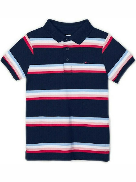 Kinderpolo Kurzarm Marineblau