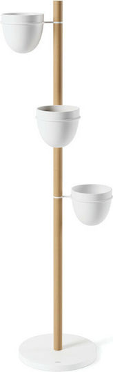 Umbra Suport de plante Lemn Alb 44bucx44.5bucx144buccm.