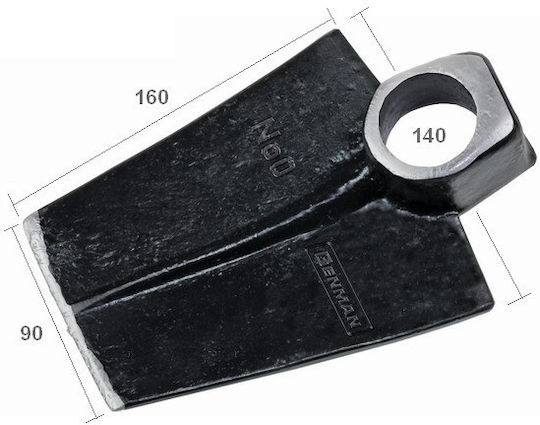 Benman Τσάπα Τετράγωνη 16cm x 9cm