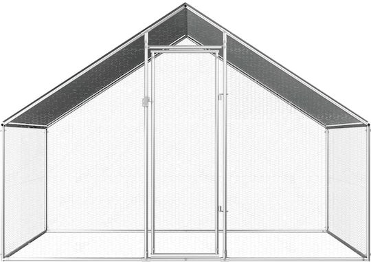 vidaXL Coteț din Oțel Galvanizat L2.75 x L2 x Î1.92m.