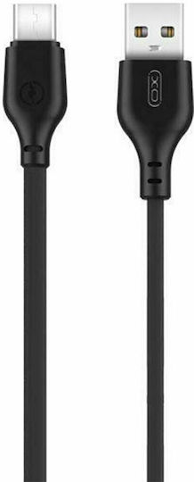 XO NB-156 USB 2.0 Cable USB-C Male - USB-A Black 1m