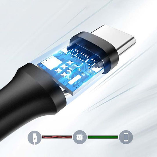 Ugreen US184 USB 3.0 Cable USB-C Male - USB-A 60W PD Black 1.5m 20883