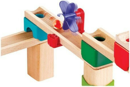 Hape Παιχνίδι Κατασκευών Ξύλινo Marble Run Race Track για Παιδιά 4+ Ετών