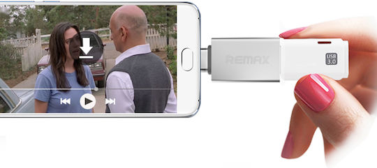 Remax Converter USB-C male to USB-A female Silver Silver 1pcs RA-OTG1