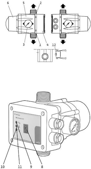 Wilo HiControl 1/FC Electronic Pressure Controller for Automatic Pump Control 4218631
