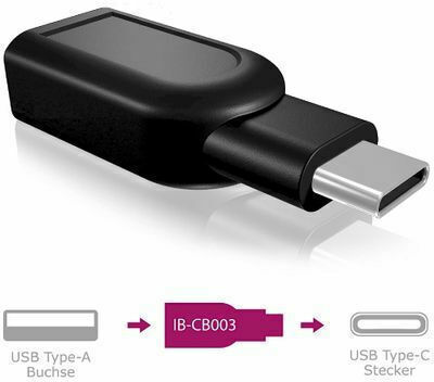 Icy Box IB-CB003 Convertor USB-C masculin în USB-A feminin 1buc