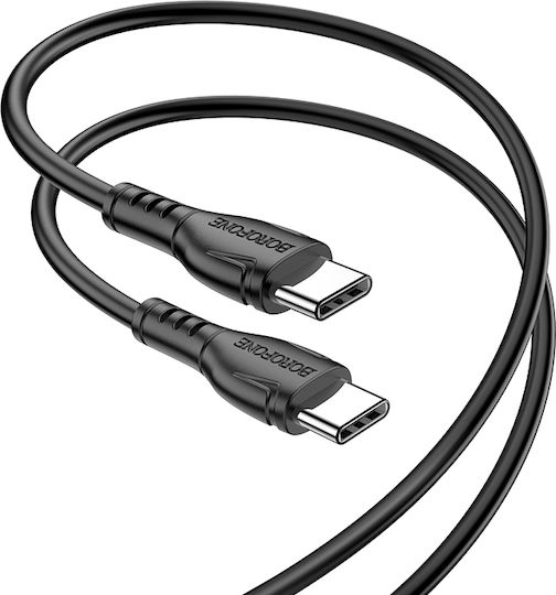 Borofone BX51 Triumph USB 2.0 Cable USB-C Male - USB-A 60W Black 1m 43930