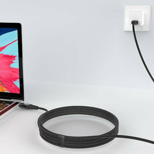 BlitzWolf BW-FC1 Braided USB 2.0 Cable USB-C male - USB-C 96W Μαύρο 1m