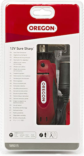 Oregon Sure Sharp Ηλεκτρικό Τροχιστικό Αλυσίδων 12V με Φις για Μπαταρία Αυτοκινήτου 585015