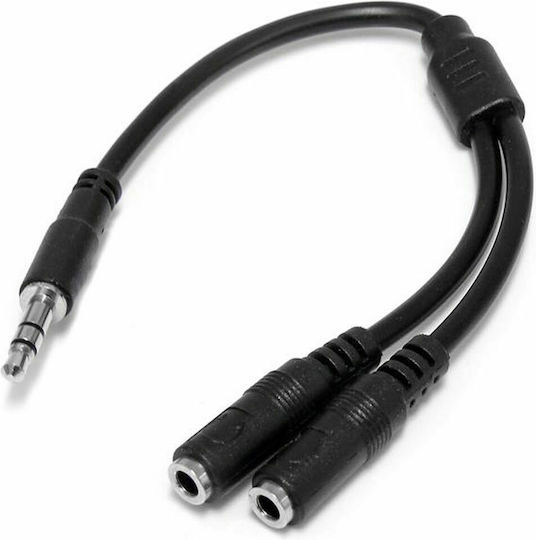 StarTech Converter 3.5mm male to 3.5mm 2x female 1pcs MUY1MFFS
