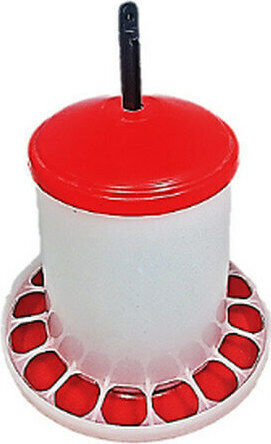 Plastic Feeder for Chickens and Poultry with Capacity 1.5kg 19x19x24cm.