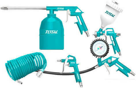 Total TATK053 Kit de Scule Pneumatice 5 Piese