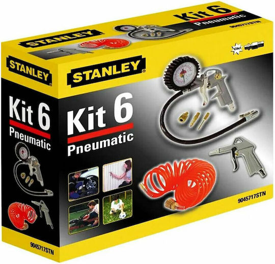 Stanley 9045717STN Air Tool Kit With Accessories 6 Pieces