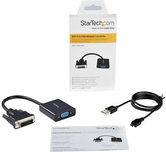 StarTech DVI2VGAE Converter DVI-D male to USB-B female 1pcs