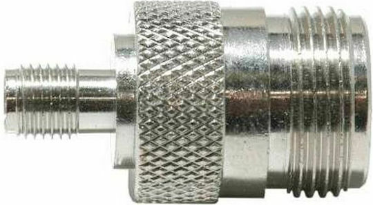 E Zy.Net EZ-SMAF2NF Μετατροπέας SMA female σε N-Connector female Ασημί 1τμχ