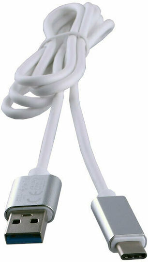 Volte-Tel USB 3.0 Cable USB-C Male - USB-A White 1.2m