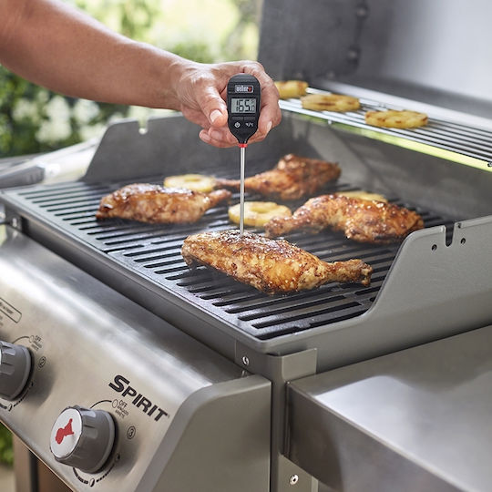 Weber Instant-Read Electronical BBQ Thermometer with Probe