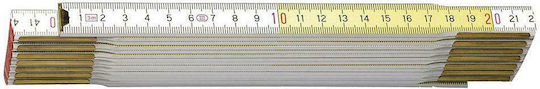 Stanley 0-35-458 Wooden Folding Ruler 2m