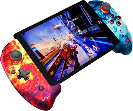 iPega 9083 Red Bat Ασύρματο Gamepad για Android / iOS / PC Red/Blue