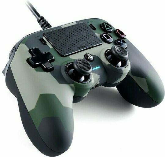 Nacon Wired Compact Gamepad for PS4 Camo Green