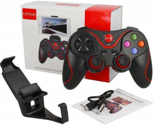 Lehuai LH-9078 Ασύρματο Gamepad για Android Κόκκινο