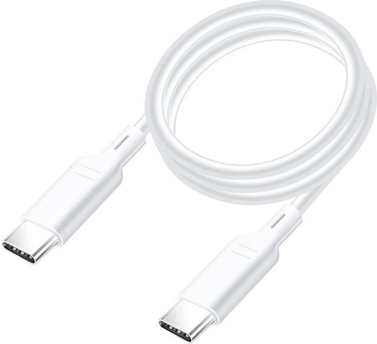 Blue Star USB 2.0 Cable USB-C male - USB-C PD Λευκό 1.2m