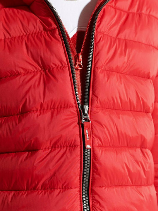 Geci Barbati Classic Fuji Iarna Puffer Roșu