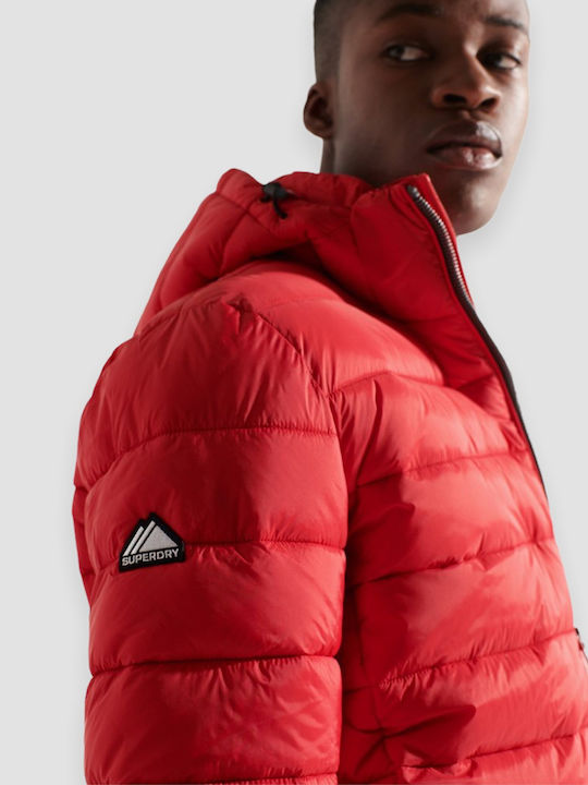 Geci Barbati Classic Fuji Iarna Puffer Roșu