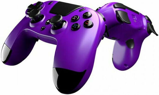 Gioteck VX4 Ενσύρματο Gamepad για PC / PS4 Violet
