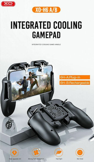 XO H6B Ενσύρματο Gamepad για Android Μαύρο