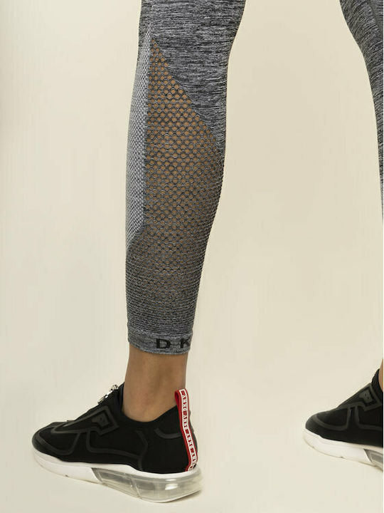 Women's Long Training Legging High Waisted Gray