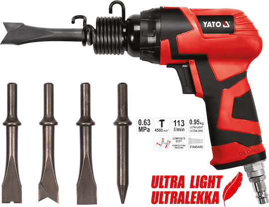Yato Set Air Chipping Hammer with Accessories YT-09904