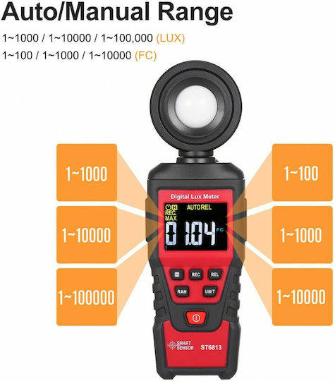Smart Sensors Photometer 100000 Lux ST6813